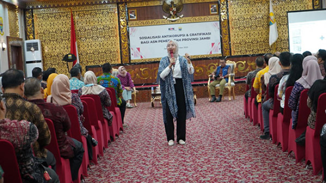 ASN Pemprov Jambi Diberi Wawasan Soal Gratifikasi, Lela Luana: Banyak Cara Cari Untung